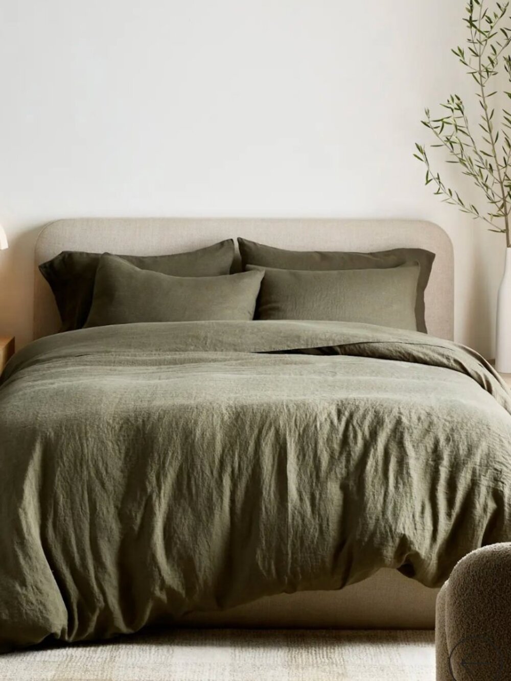 Quince European Linen Sham Set